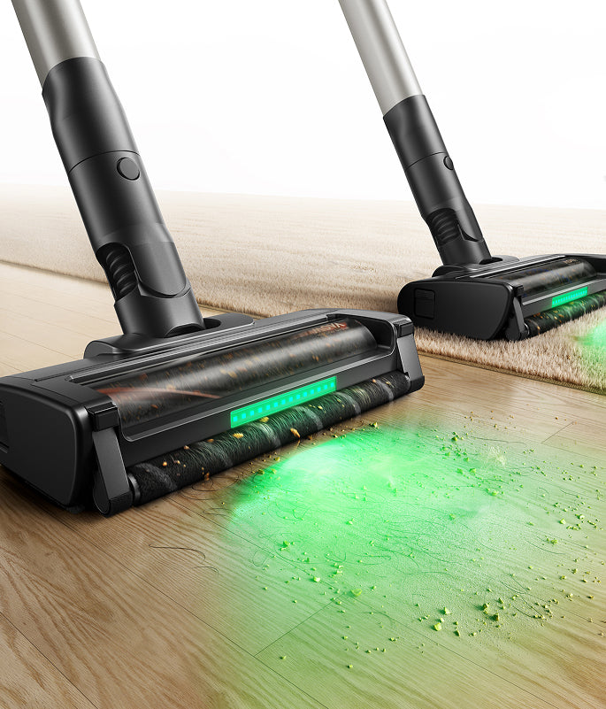 Smidig rengöringsprestanda för golv och mattor -