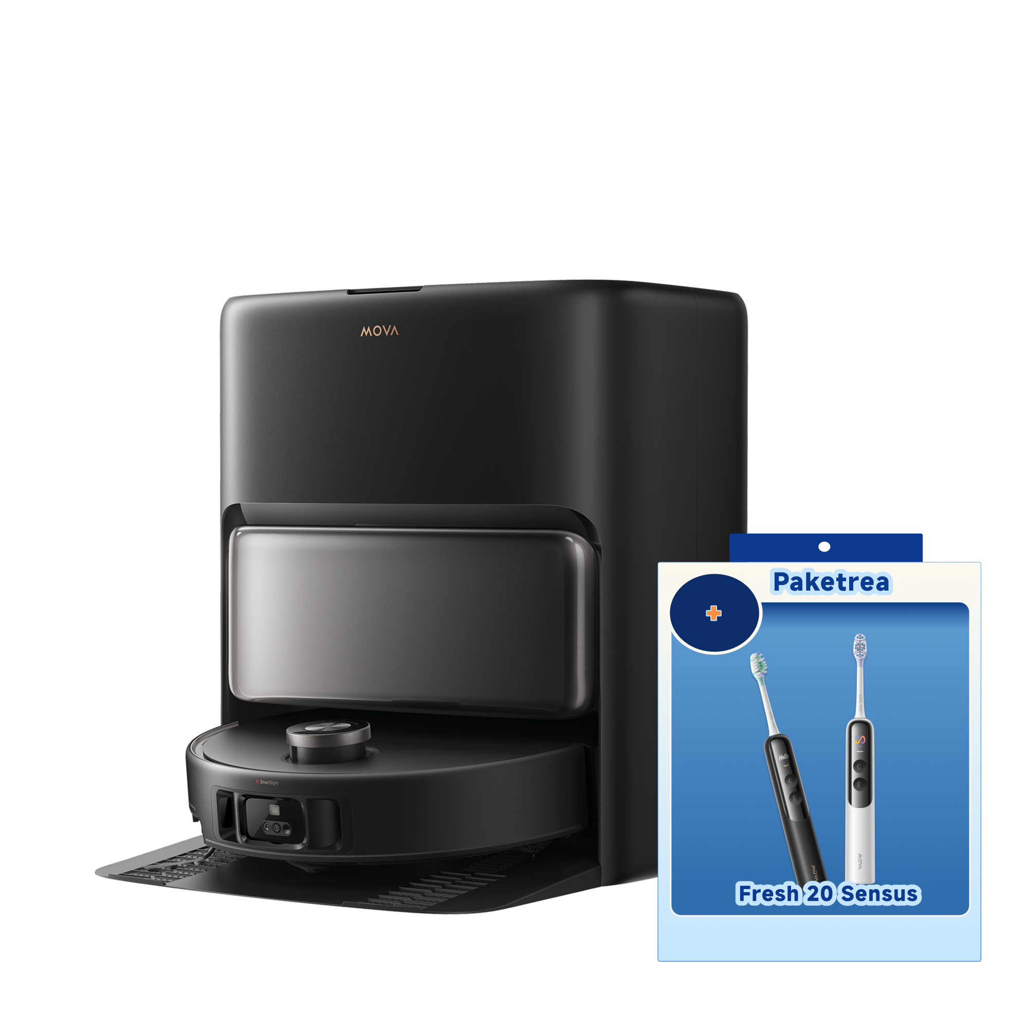 Mova V50 Ultra Complete Robotdammsugare svart