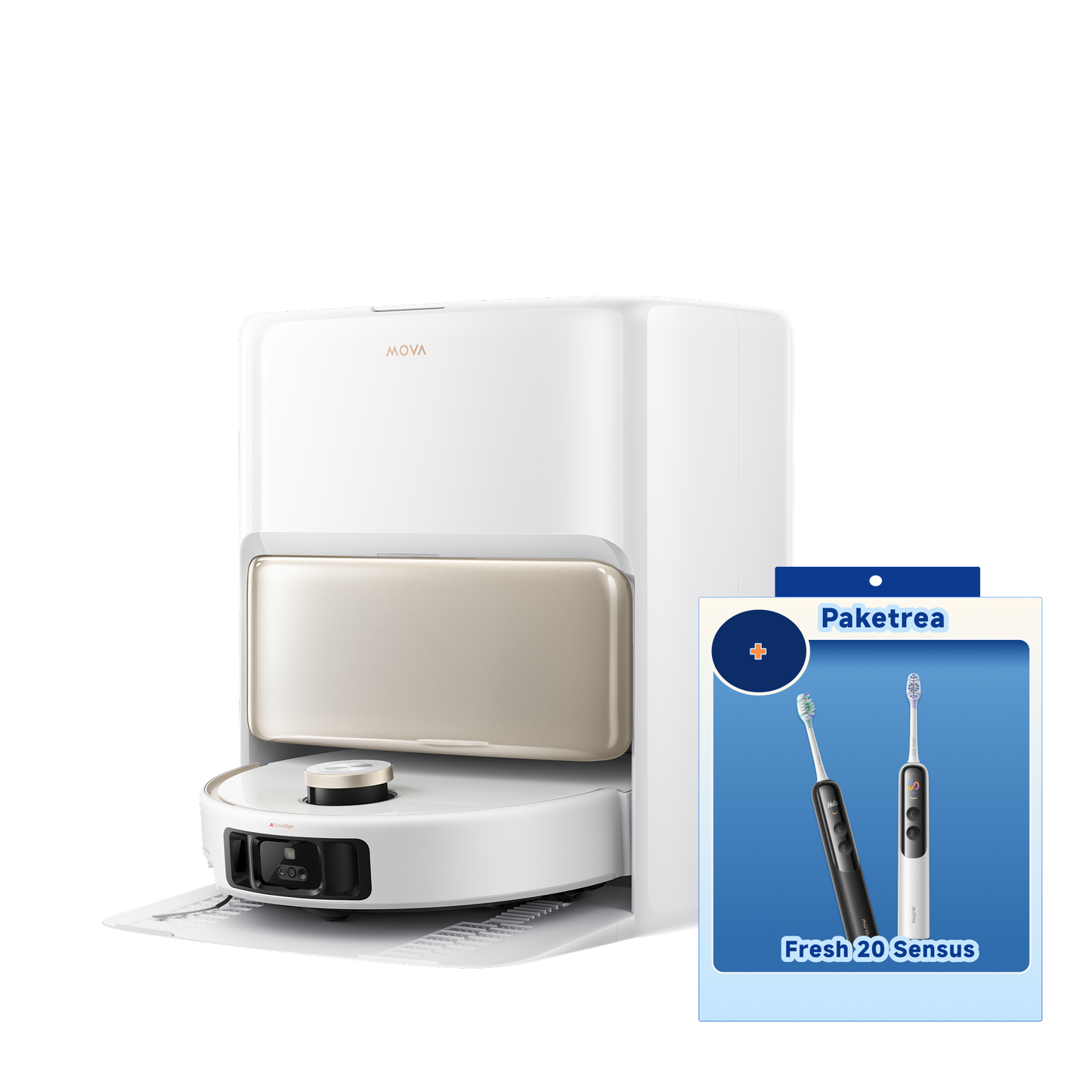 Mova V50 Ultra Complete Robotdammsugare vit