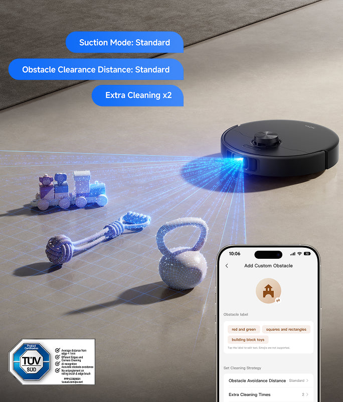 Smart undvikande av hinder med appkontroll - 