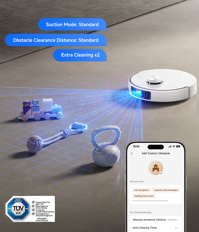 Smart undvikande av hinder med appkontroll - 